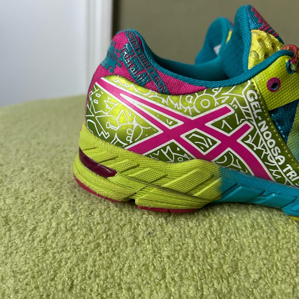 ASICS Gel-Noosa TrI 9 Women's Blue and Pink Athletic Shoes - Picture 7 of 11